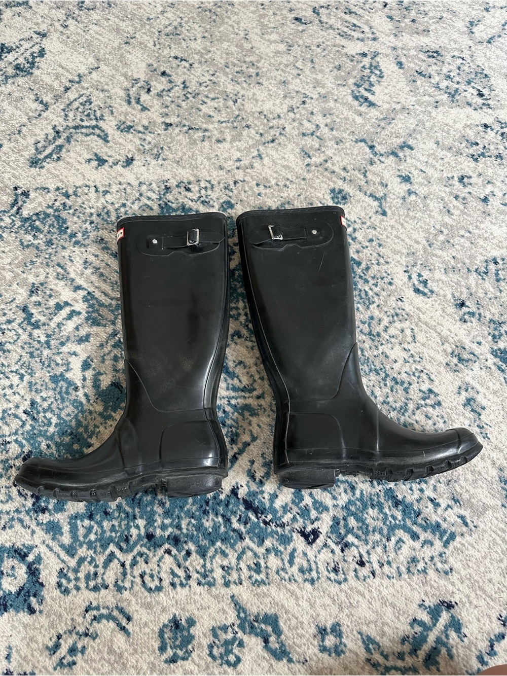 Hunter Tall Rain Boots in black - Picture 3 of 9